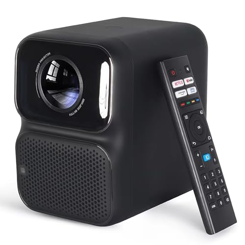 [Android TV 11.0 & Netflix ] Full HD 1080P Projektor, Wanbo Autofokus/Trapezkorrektur Smart Projektor, WiFi Bluetooth Projektor, Heimkino Videoprojektor Outdoor für Handy Projektor von WANBO