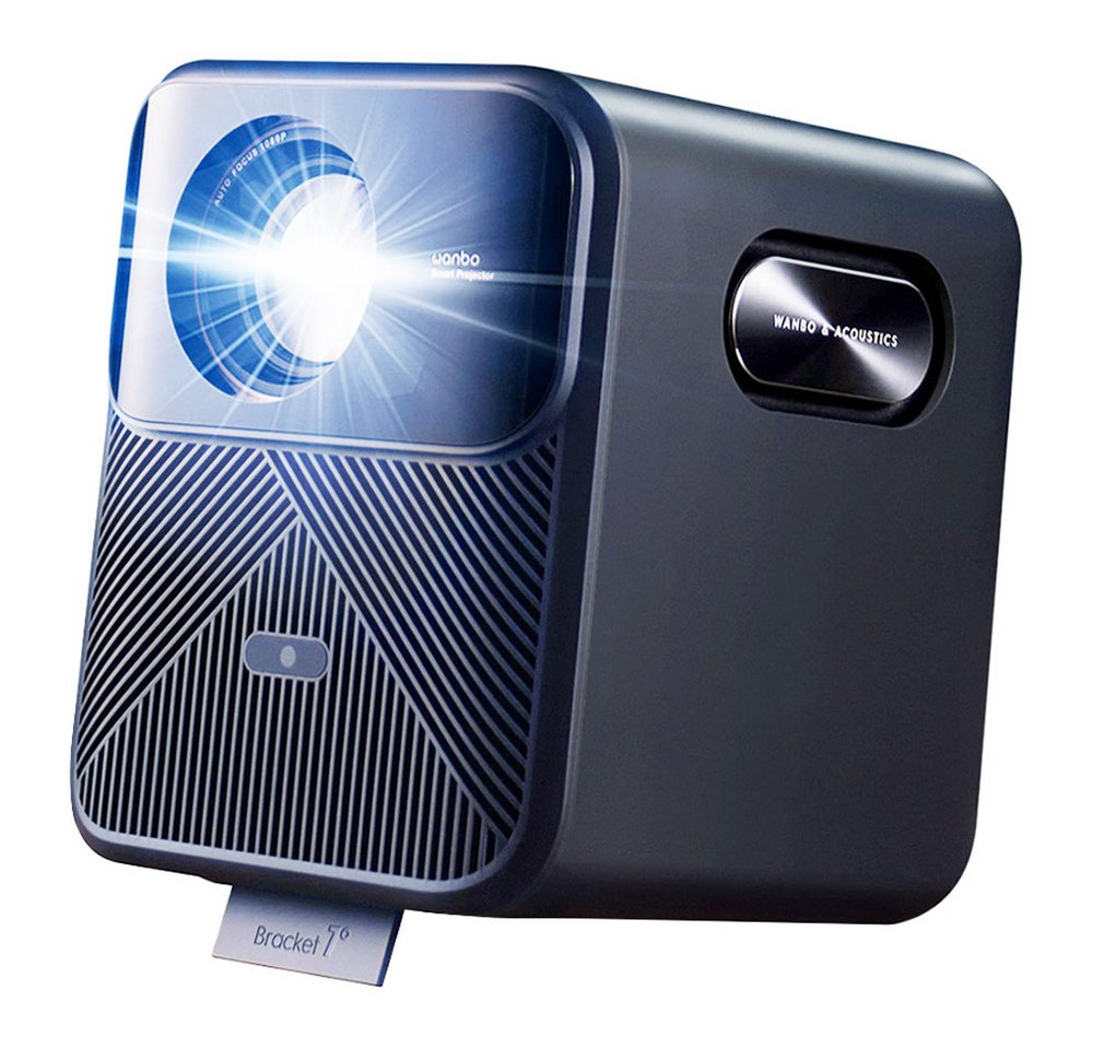 WANBO Mozart 1 Pro Projektor LCD-Beamer (900 ANSI, Native 1080P, Autofokus, Objektvermeidung) von WANBO