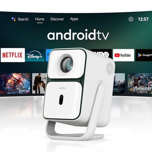 Mini Beamer mit Netflix, 120° Drehbar Smart Beamer, Autofokus & Trapezkorrektur Beamer, WANBO T2 Ultra 1080P Full HD WiFi Bluetooth Beamer Klein Heimkino/Outdoor Projektor für Handy Mini Beamer mit Netflix, 120° Drehbar Smart Beamer, Autofokus & Trapezkorrektur Beamer, WANBO T2 Ultra 1080P Full HD WiFi Bluetooth Beamer Klein Heimkino/Outdoor Projektor für Handy von WANBO