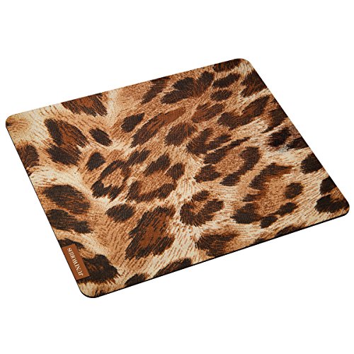 Wandkings Mousepad Mauspad mit Motiv, Helles Leopardenfell, Design wählbar von WANDKINGS