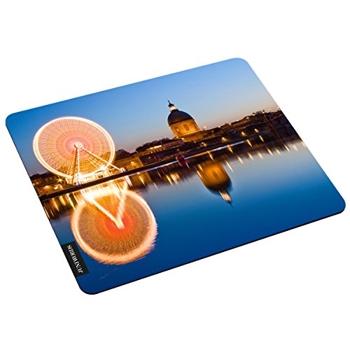 Wandkings Mousepad Mauspad mit Motiv, London bei Nacht von WANDKINGS