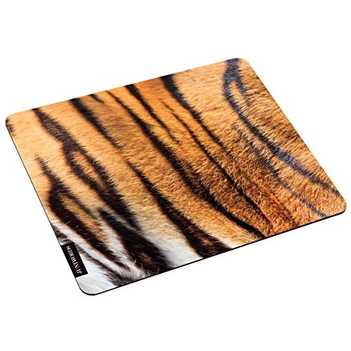 Wandkings Mousepad Mauspad mit Motiv, Tigerfell, Design wählbar von WANDKINGS