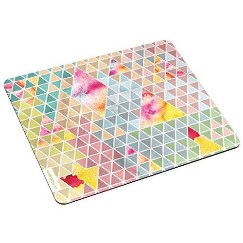 Wandkings Mousepad Mauspad mit Motiv, Triangle Muster in Pastellfarben 1, Design wählbar Wandkings Mousepad Mauspad mit Motiv, Triangle Muster in Pastellfarben 1, Design wählbar von WANDKINGS