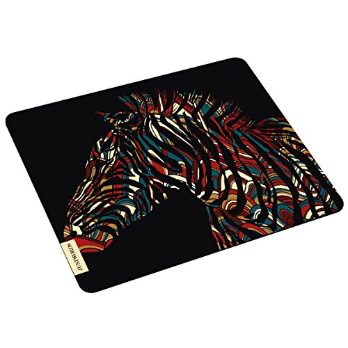 Wandkings Mousepad Mauspad mit Motiv, Zebra abstrakt, Design wählbar von WANDKINGS