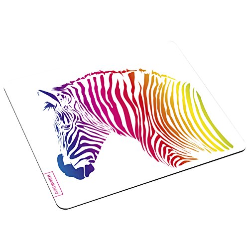 Wandkings Mousepad Mauspad mit Motiv Buntes Zebra Wandkings Mousepad Mauspad mit Motiv Buntes Zebra von WANDKINGS
