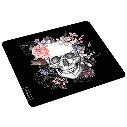 Wandkings Mousepad Mauspad mit Motiv Flower Skull Wandkings Mousepad Mauspad mit Motiv Flower Skull von WANDKINGS