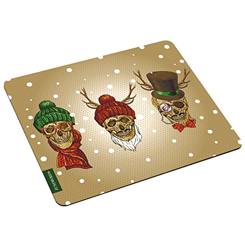 Wandkings Mousepad Mauspad mit Motiv Totenköpfe im Winter Design Wandkings Mousepad Mauspad mit Motiv Totenköpfe im Winter Design von WANDKINGS