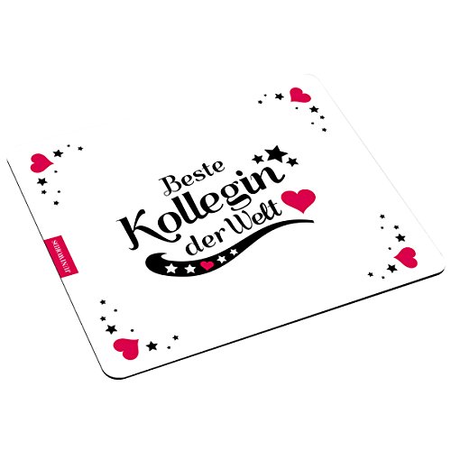 Wandkings Mousepad Mauspad mit Schriftzug, Beste Kollegin der Welt, Motiv 4 Wandkings Mousepad Mauspad mit Schriftzug, Beste Kollegin der Welt, Motiv 4 von WANDKINGS