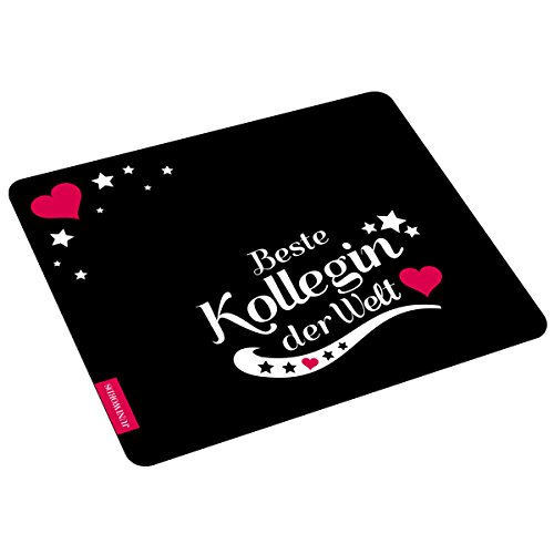 Wandkings Mousepad Mauspad mit Schriftzug, Beste Kollegin der Welt, Motiv 7 Wandkings Mousepad Mauspad mit Schriftzug, Beste Kollegin der Welt, Motiv 7 von WANDKINGS