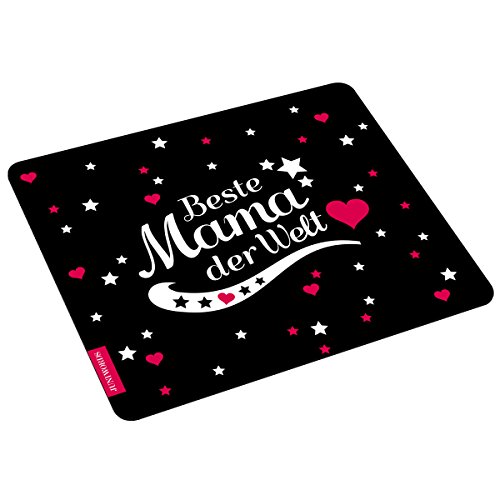 Wandkings Mousepad Mauspad mit Schriftzug, Beste Mama der Welt, Design wählbar, Motiv 5 von WANDKINGS