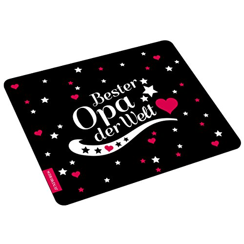 Wandkings Mousepad Mauspad mit Schriftzug, Bester Opa der Welt, Motiv 5 Wandkings Mousepad Mauspad mit Schriftzug, Bester Opa der Welt, Motiv 5 von WANDKINGS