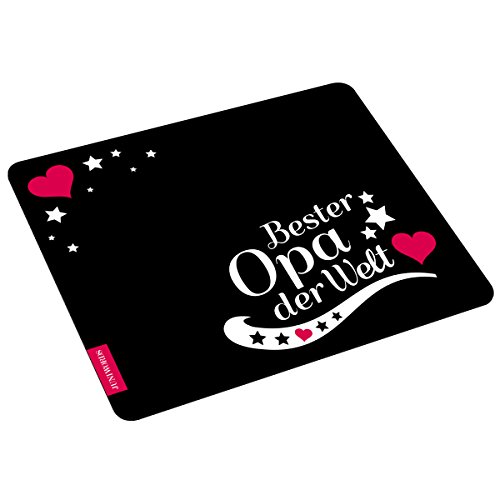 Wandkings Mousepad Mauspad mit Schriftzug, Bester Opa der Welt Wandkings Mousepad Mauspad mit Schriftzug, Bester Opa der Welt von WANDKINGS
