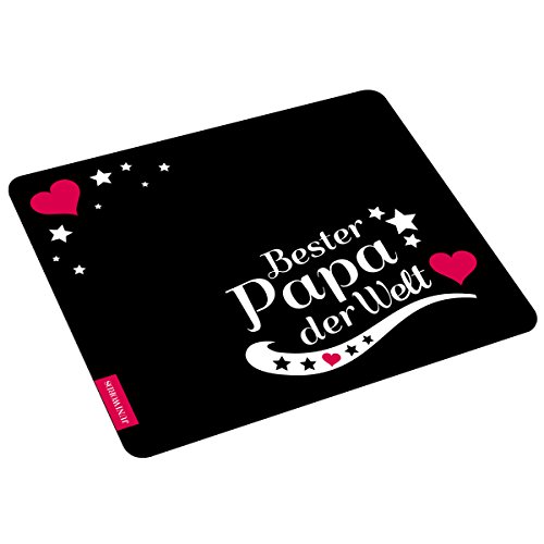Wandkings Mousepad Mauspad mit Schriftzug, Bester Papa der Welt Wandkings Mousepad Mauspad mit Schriftzug, Bester Papa der Welt von WANDKINGS