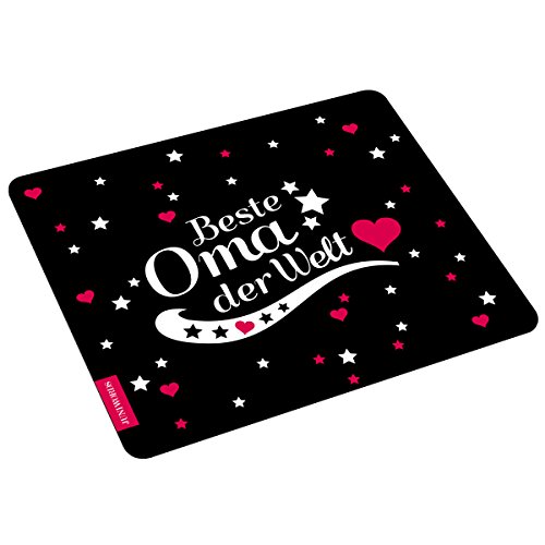 Wandkings Mousepad Mauspad mit Schriftzug Beste Oma der Welt Wandkings Mousepad Mauspad mit Schriftzug Beste Oma der Welt von WANDKINGS