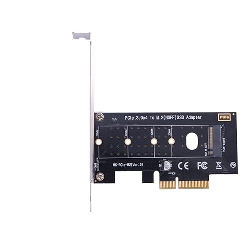 WANGCL NVME PCIE Adapter M.2 M-Key auf PCIE 4x mit Montagehalterung für Desktop-Motherboard-Festplattenerweiterung WANGCL NVME PCIE Adapter M.2 M-Key auf PCIE 4x mit Montagehalterung für Desktop-Motherboard-Festplattenerweiterung von WANGCL