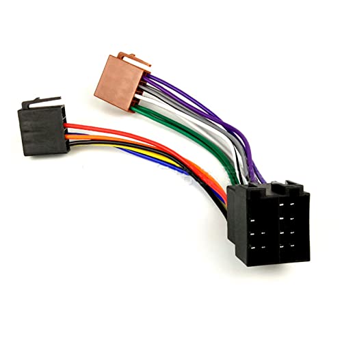 WANGCL 16-poliger ISO-Stecker Adapter fr Kenwood Autoradios/CD/MP3 Player, ABS Material, Universal Kabelbaum-Adapter WANGCL 16-poliger ISO-Stecker Adapter fr Kenwood Autoradios/CD/MP3 Player, ABS Material, Universal Kabelbaum-Adapter von WANGCL