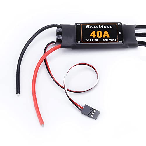 WANGCL Bürstenloser ESC-Motor, 30 A, bürstenloser Motor, elektrischer Geschwindigkeitsregler, BEC-Ausgang, 5 V/3 A, für ferngesteuertes Auto, Monstertruck, Crawler, LKW, Drohne WANGCL Bürstenloser ESC-Motor, 30 A, bürstenloser Motor, elektrischer Geschwindigkeitsregler, BEC-Ausgang, 5 V/3 A, für ferngesteuertes Auto, Monstertruck, Crawler, LKW, Drohne von WANGCL