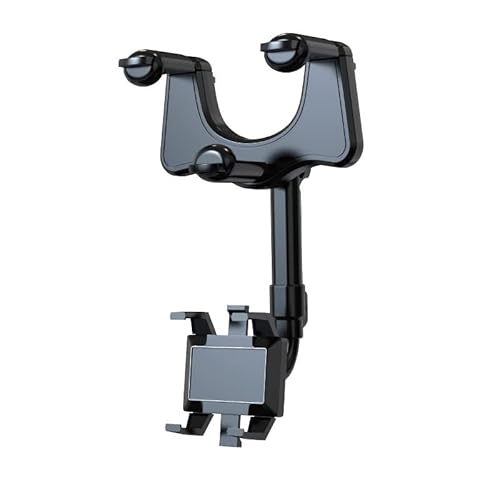 WANGCL 360 ° 2-in-1 drehbarer und einziehbarer Rückspiegel-Telefonhalter Universal-Telefonhalter Multifunktionale Telefonhalterung für das Auto WANGCL 360 ° 2-in-1 drehbarer und einziehbarer Rückspiegel-Telefonhalter Universal-Telefonhalter Multifunktionale Telefonhalterung für das Auto von WANGCL