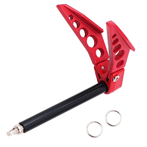 WANGCL Faltbare RC Ankerwinde Mini Ankerhaken für 1/10 RC Auto RC Crawler Kompatibel mit TRX4 SCX10 RC4WD D90 CC01 von WANGCL