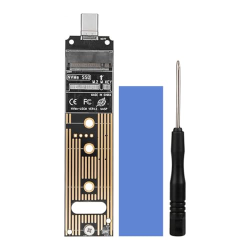 WANGCL M.2 NVME auf Typ C Konverter Adapter SSD Gehäuse für 2230/2242/2260/2280 IO von WANGCL