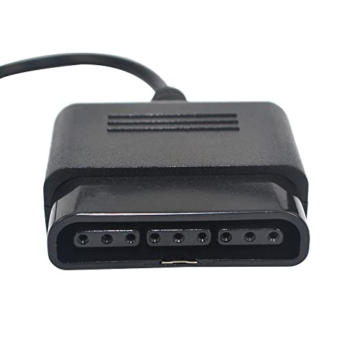 WANGCL USB 2.0 Games Controller Adapter Konverter Kabel für PS2 zu USB Adapter Kompatibel mit Sony PS1 PS2 von WANGCL