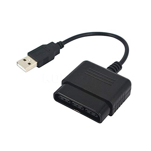 WANGCL USB 2.0 Games Controller Adapter Konverter Kabel für PS2 auf USB Adapter Kompatibel mit Sony PS1 PS2 von WANGCL