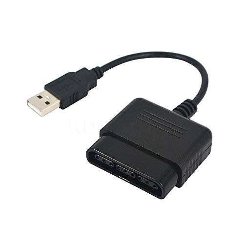 WANGCL USB 2.0 Games Controller Adapter Konverter Kabel für PS2 zu USB Adapter Kompatibel mit Sony PS1 PS2 von WANGCL