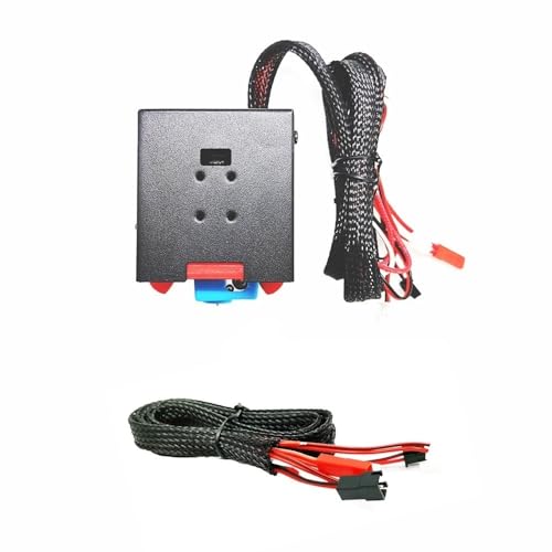Farbe 4 in 1 heraus nicht gemischte Farbe HOTEND Extruder Teile E4 Druckkopf 3D Drucker DIY Kit Teile Hot End 24V Z9V5(E4 Hotend with Cable) von WANGF