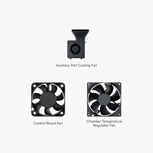 P1 Lüfter X1 Zusatzlüfter Kammertemperaturregler X1C Steuerplatinenlüfter P1S Lüfter(Bundle sale kit) von WANGFK
