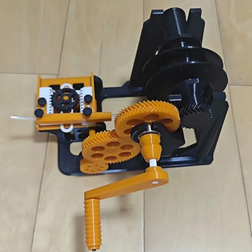 P1S / X1 / X1C / P1P Zusammengebauter Filamentspulenumschalter AMS-Upgrade-Zubehör(Orange n black) von WANGFK
