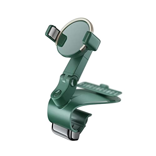WANGKENSU Drehbare Handyhalterung Armaturenbrett Rückansicht GPS Navigation Halterung mit Parknummernschildhalter (D) (D 12,5 cm) (Grau 12,5 cm) von WANGKENSU