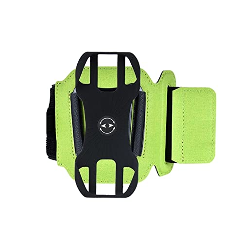 WANGKENSU Universelle Outdoor-Sport-Telefonhalterung, Armband, Handgelenkhülle, drehbar, Fitnessstudio, Laufen, Handytasche, Armbandhülle (Farbe: Grau, Größe: 1) von WANGKENSU