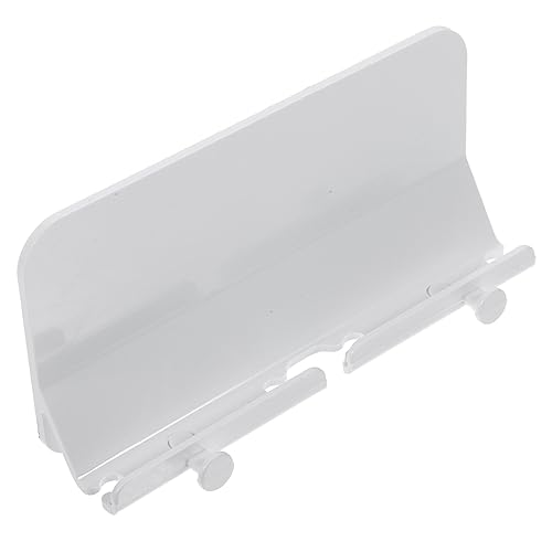Wand-Handyhalterung, Nachttischregal, Bettregal, Handyhalterung für Bett, Wand, Handyhalterung, Wandhalterung, TV-Fernbedienung, Wandhalterung, Ladestation, Fernbedienung (Weiß, 14 x 3,8 x 6,5 cm) von WANGKENSU