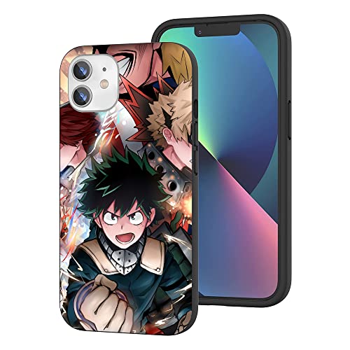 WANGQINHAI Kompatibel mit iPhone 11 Hülle, Anime Cool Manga TPU Fallschutz Stoßdämpfend Kratzfest Handyhülle Cover (Cartoon-Comic-My-Hero-Academia-2) von WANGQINHAI
