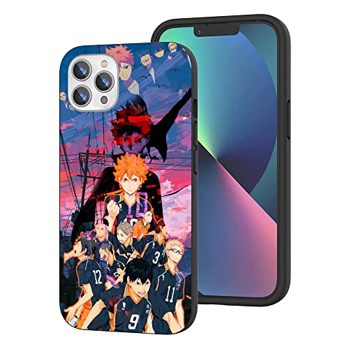WANGQINHAI Kompatibel mit iPhone 14 Pro Max Hülle, Anime Cool Manga TPU Fallschutz Stoßdämpfend Kratzfeste Handyhülle Cover (Anime-Haikyuu-Comic-1) von WANGQINHAI