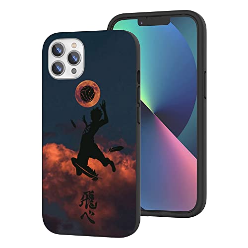 WANGQINHAI Kompatibel mit iPhone 14 Pro Max Hülle, Anime Cool Manga TPU Fallschutz Stoßdämpfend Kratzfeste Handyhülle Cover (Anime-Haikyuu-Comic-3) von WANGQINHAI