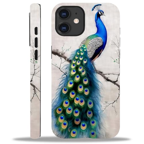 WANKBLC Glänzende Schutzhülle für iPhone 11, für Mädchen und Jungen, Ganzkörper-Design, weiches Silikon, stoßfest, kratzfest, modisches Muster, niedliches Pfauenbaum-Kunstwerk WANKBLC Glänzende Schutzhülle für iPhone 11, für Mädchen und Jungen, Ganzkörper-Design, weiches Silikon, stoßfest, kratzfest, modisches Muster, niedliches Pfauenbaum-Kunstwerk von WANKBLC