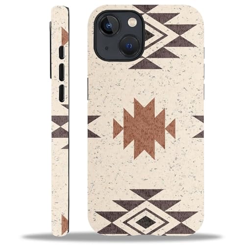 WANKBLC Kompatibel mit iPhone 13 14 Matte Hülle, Western-Boho-Aztekenmuster für Mädchen, Ganzkörper-Design, weiches Silikon, Fallschutz, Kratzschutz WANKBLC Kompatibel mit iPhone 13 14 Matte Hülle, Western-Boho-Aztekenmuster für Mädchen, Ganzkörper-Design, weiches Silikon, Fallschutz, Kratzschutz von WANKBLC