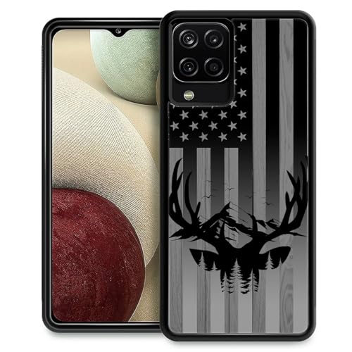 WANKBLC Schutzhülle für Samsung Galaxy A42 5G, stoßfest, für Damen und Herren, rutschfest, für Samsung Galaxy A42 5G, schwarz-weiß, amerikanische Flagge, Hirsch, verrücktes Muster WANKBLC Schutzhülle für Samsung Galaxy A42 5G, stoßfest, für Damen und Herren, rutschfest, für Samsung Galaxy A42 5G, schwarz-weiß, amerikanische Flagge, Hirsch, verrücktes Muster von WANKBLC
