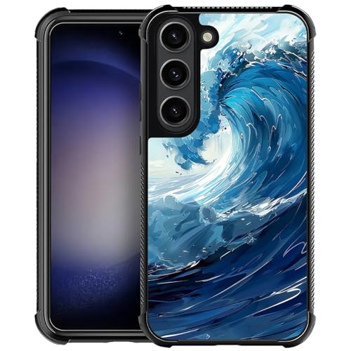 WANKBLC Schutzhülle für Samsung Galaxy S23 Plus, stoßfest, Schutz für Männer und Frauen, rutschfest, für Samsung Galaxy S23 Plus, Cartoon, riesige Ozeanwelle, verrücktes Muster WANKBLC Schutzhülle für Samsung Galaxy S23 Plus, stoßfest, Schutz für Männer und Frauen, rutschfest, für Samsung Galaxy S23 Plus, Cartoon, riesige Ozeanwelle, verrücktes Muster von WANKBLC