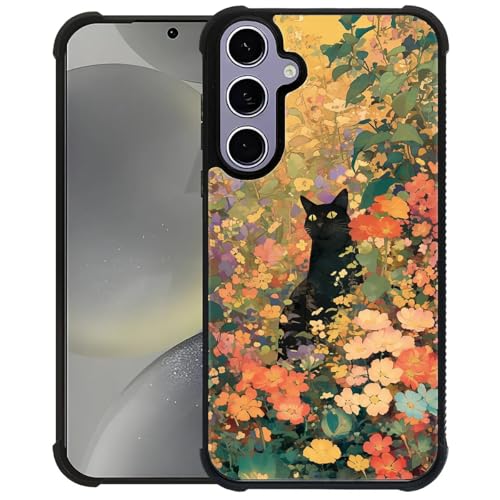 WANKBLC Schutzhülle für Samsung Galaxy S24 S25, stoßfest, Schutz für Männer und Frauen, rutschfest, für Samsung Galaxy S24 S25, Katze im Busch, verrücktes Muster WANKBLC Schutzhülle für Samsung Galaxy S24 S25, stoßfest, Schutz für Männer und Frauen, rutschfest, für Samsung Galaxy S24 S25, Katze im Busch, verrücktes Muster von WANKBLC