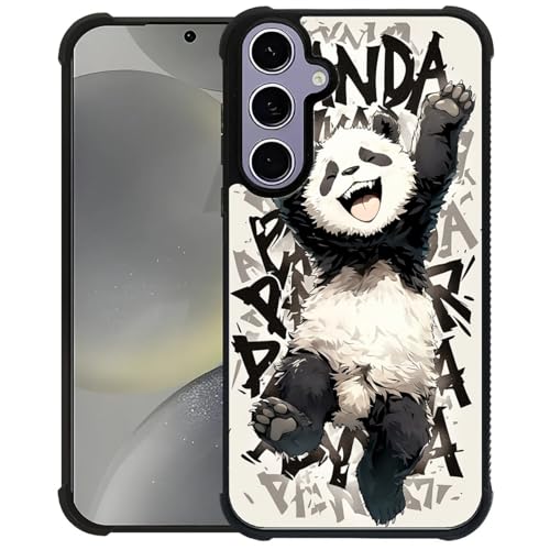 WANKBLC Schutzhülle für Samsung Galaxy S24 S25, stoßfest, für Männer und Frauen, rutschfest, für Samsung Galaxy S24 S25, schwarz-weiße Tinte, Panda, verrücktes Muster WANKBLC Schutzhülle für Samsung Galaxy S24 S25, stoßfest, für Männer und Frauen, rutschfest, für Samsung Galaxy S24 S25, schwarz-weiße Tinte, Panda, verrücktes Muster von WANKBLC
