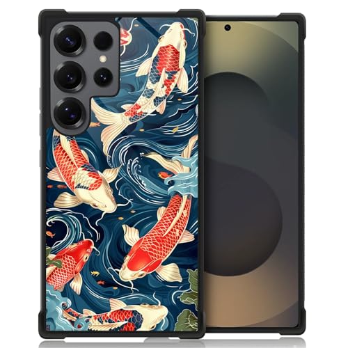 WANKBLC Schutzhülle für Samsung Galaxy S25 Ultra, stoßfest, Schutz für Männer und Frauen, rutschfest, für Samsung Galaxy S25, buntes Ölgemälde, Koi-Fisch, verrücktes Muster WANKBLC Schutzhülle für Samsung Galaxy S25 Ultra, stoßfest, Schutz für Männer und Frauen, rutschfest, für Samsung Galaxy S25, buntes Ölgemälde, Koi-Fisch, verrücktes Muster von WANKBLC