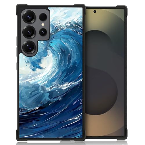 WANKBLC Schutzhülle für Samsung Galaxy S25 Ultra, stoßfest, Schutz für Männer und Frauen, rutschfest, für Samsung Galaxy S25 Ultra, Cartoon, riesige Ozeanwelle, verrücktes Muster WANKBLC Schutzhülle für Samsung Galaxy S25 Ultra, stoßfest, Schutz für Männer und Frauen, rutschfest, für Samsung Galaxy S25 Ultra, Cartoon, riesige Ozeanwelle, verrücktes Muster von WANKBLC