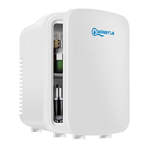WANNYTON Mini Kühlschrank 4 Liter / 6 Dosen, Tragbarer Kleiner Kühlschränke mit Kühl- und Heizfunktion,Getränkekühlschrank für Zimmer Auto Büro, AC 220-240 V, DC 12 V, Weiß WANNYTON Mini Kühlschrank 4 Liter / 6 Dosen, Tragbarer Kleiner Kühlschränke mit Kühl- und Heizfunktion,Getränkekühlschrank für Zimmer Auto Büro, AC 220-240 V, DC 12 V, Weiß von WANNYTON