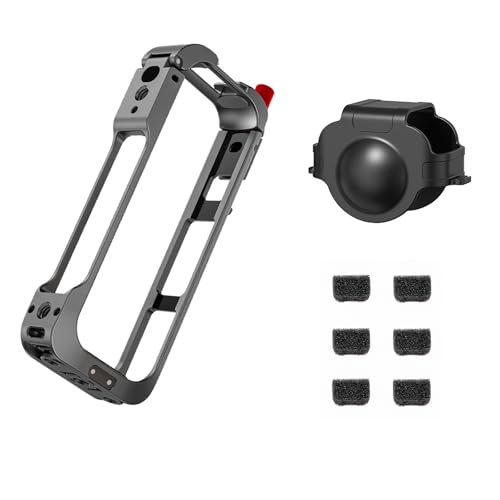 Aluminium-Schutzhülle für Insta360 X5, Kaninchenkäfig, Metallrahmen mit Silikon-Objektivabdeckung Aluminium-Schutzhülle für Insta360 X5, Kaninchenkäfig, Metallrahmen mit Silikon-Objektivabdeckung von WANSUPYIN