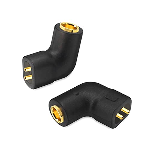 WANSUPYIN 2023 Kopfhörer Adapter MMCX auf 2 Pin 0,78 mm Stecker Adapter Plug & Play Kopfhörer Adapter Schwarz von WANSUPYIN