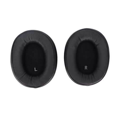 Ersatz-Ohrpolster für Kopfhörer, Proteinleder, Reparatur des Headset-Ohrpolsters, bequem, langlebig, hochdichter Memory-Schaum-Schwamm für ATHSR9 ATHDSR9BT von WAONIQ