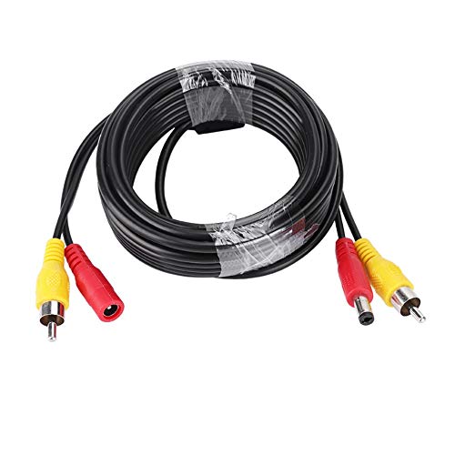 WAONIQ DC -Auto -Überwachung Analoge Kamera AV Audio Video -Stromkabel Draht Hochwertige Stecker Play Surveillance Engineering Black 15m WAONIQ DC -Auto -Überwachung Analoge Kamera AV Audio Video -Stromkabel Draht Hochwertige Stecker Play Surveillance Engineering Black 15m von WAONIQ