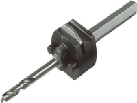 PRO-FIT Halterset für Hartmetall-LochsägenHSS-Bohrer + Adapterfür 32-210mm, 10mm-Schaft von WARECO